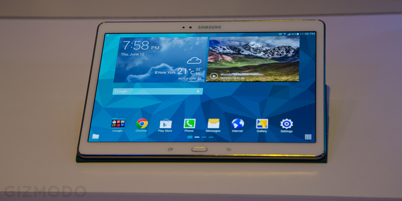 Illustration for article titled Samsung Galaxy Tab S: A Shining Screen On a Whole New Body (Update: Hands-On)